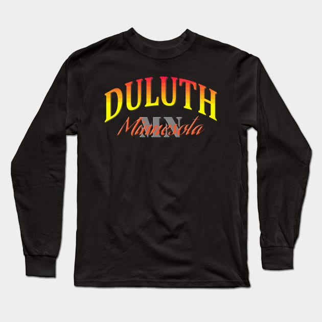 City Pride: Duluth, Minnesota Long Sleeve T-Shirt by Naves